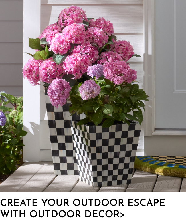 Create your outdoor escape with outdoor decor